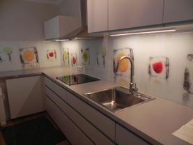 Glas-Küchenrückwand