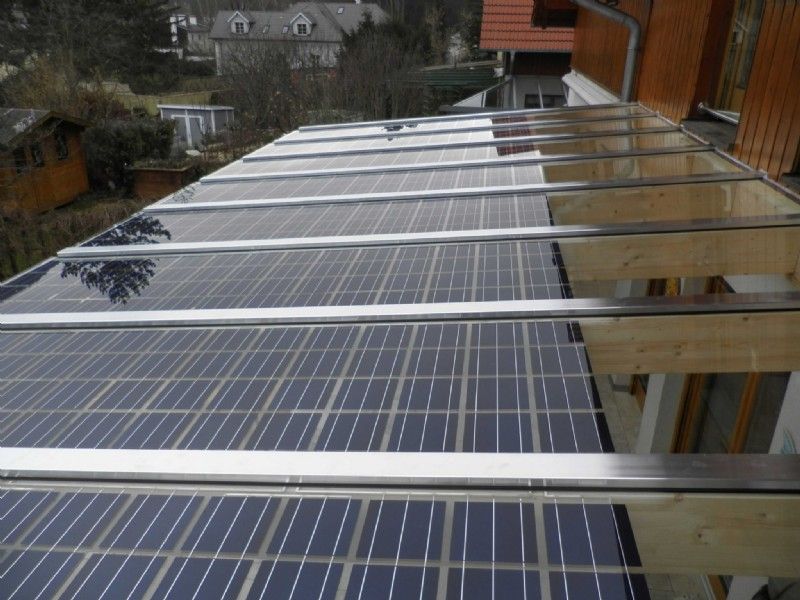 Photovoltaik Terrassenüberdachung