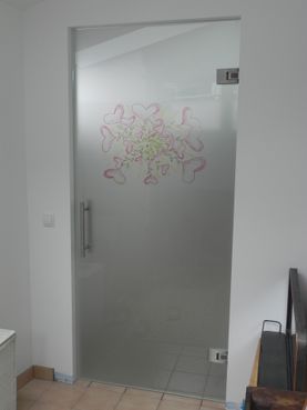 Innentüre aus Glas