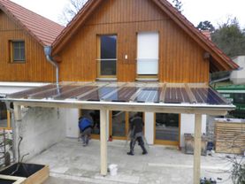 Photovoltaik auf Terrassenüberdachung